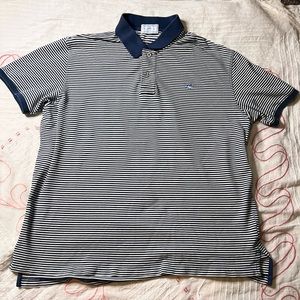Southern Tide Striped Skipjack Polo - Nautical Blue - XL